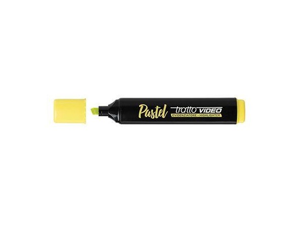 Evidenziatore Tratto Video Pastel Giallo Limone