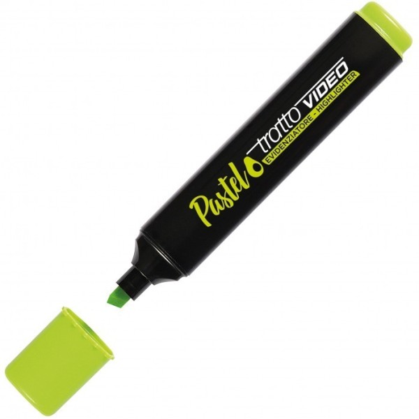 Evidenziatore Tratto Video Pastel Verde Avocado