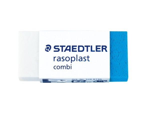 GOMMA RASOPLAST BT30 STAEDTLER 526 BT30 BIANCA BLU