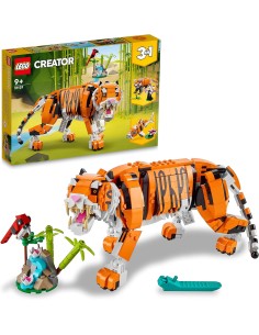 LEGO 31129 Creator 3 in 1 Tigre Maestosa, Idea Regalo di...