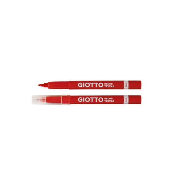PENNARELLO TESSUTO GIOTTO DECOR TEXTILE - ROSSO