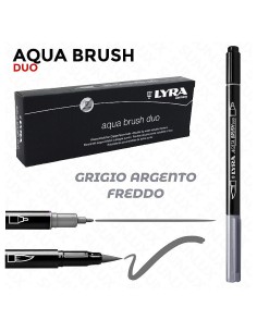 LYRA PENNARELLO AQUA BRUSH DUO GRIGIO ARGENTO FREDDO ( 96 )