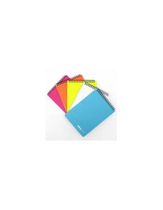 Block notes a4 rigo 1 rigo spiralato verticale tinta...