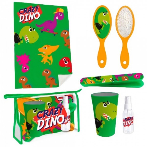 Set Bagno Borsello Crazy Dino Borsa Accessori...