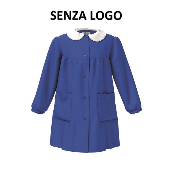 GREMBIULE SIGGI SCUOLA ELEMENTARE FEMMINUCCIA 6-15 BLU SENZA