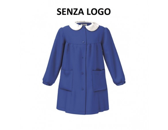 GREMBIULE SIGGI SCUOLA ELEMENTARE FEMMINUCCIA 6-15 BLU SENZA