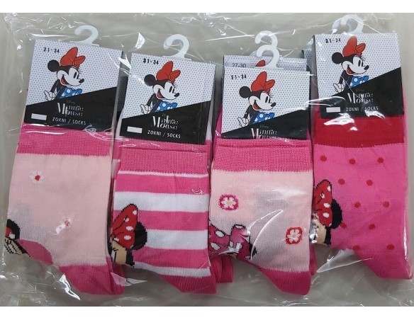 Minnie | Calze Bimba Bambina Calza in cotone corta MINNIE