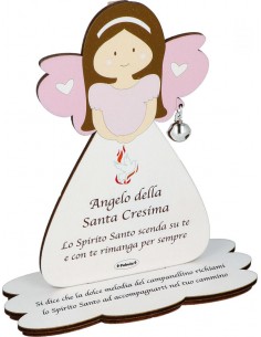 Porta Foto/Memo Angelo della cresima femminile Con...