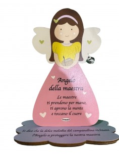 Porta Foto/Memo Angelo Della Maestra In Legno Naturale...