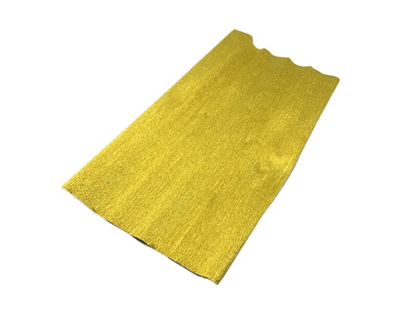 Rotolo Carta Crespa Formato 50×250 cm 60 g Metallizzato Oro 401