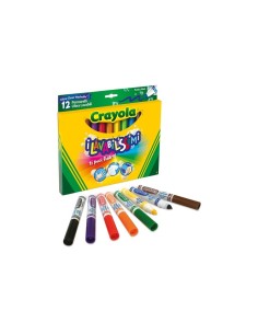 Crayola I Lavabilissimi Pennarelli Ultra-Lavabili, Punta...