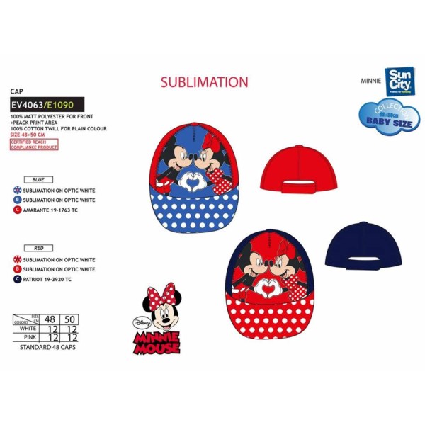 CAPPELLO CON VISIERA MINNIE