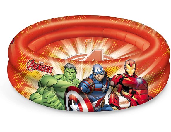 Piscina Mondo Toys - AVENGERS| 2 Rings Pool - Piscina gonfiabile per bambini 2 anelli - diametro 100 cm - +10 mesi - 16913