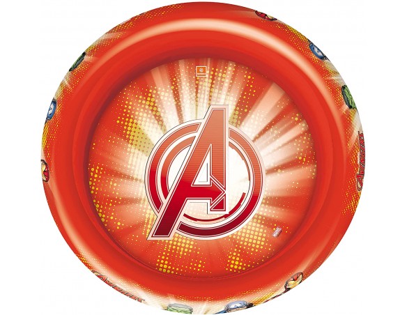 Piscina Mondo Toys - AVENGERS| 2 Rings Pool - Piscina gonfiabile per bambini 2 anelli - diametro 100 cm - +10 mesi - 16913