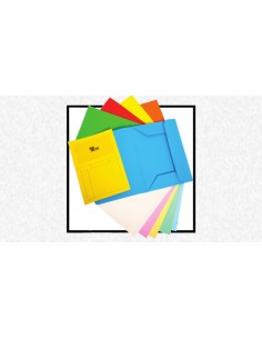 CARTELLE A 3 LEMBI CARDEA COLORI ASSORTITI 10PZ