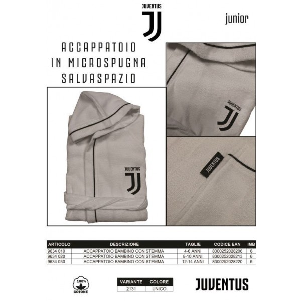 ACCAPPATOIO JUVENTUS BAMBINO