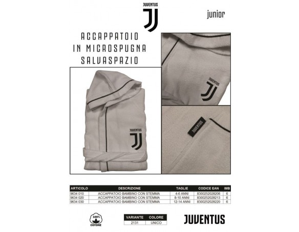 ACCAPPATOIO JUVENTUS BAMBINO