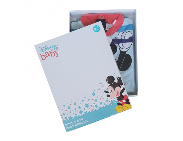 TUTINA LUNGA CON PIEDINI MICKEY MOUSE DISNEY TOPOLINO 100% COTONE - MIC1609/3