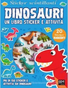 Dinosauri. Sticker 3D. Con...