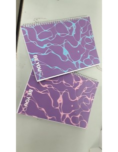QUADERNO SPIRALATO MAXI BE-YOU BEYOU 1 rigo GIOCHI PREZIOSI