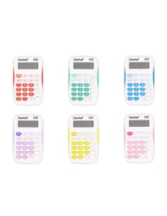 Calcolatrice tascabile 8 cifre MATH CB-195 colourbook