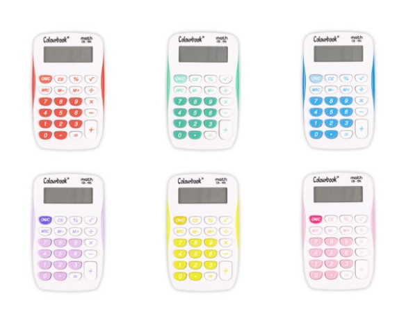 Calcolatrice tascabile 8 cifre MATH CB-195 colourbook