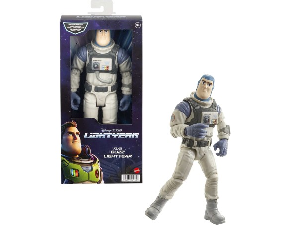 Disney Pixar Lightyear - La vera storia di Buzz XL-01 Buzz Action Figure Grande, alta 30,5 cm, con dettagli autentici del film 
