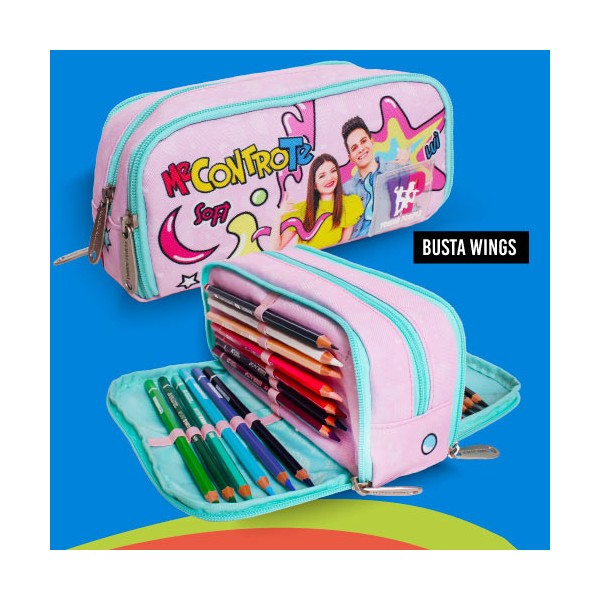 ASTUCCIO BUSTA WINGS ME CONTRO TE ROSA- POOL OVER