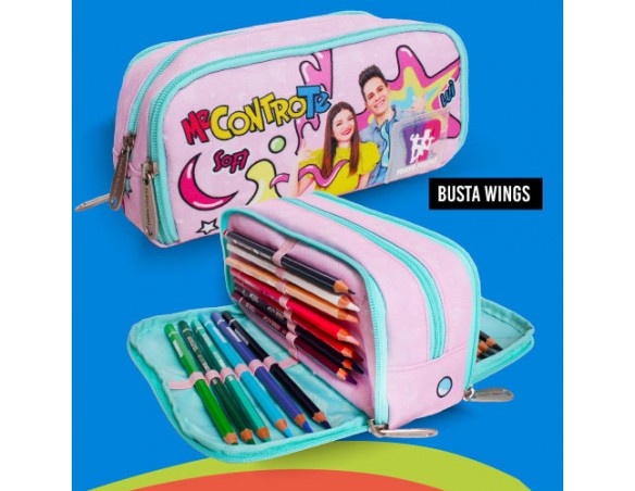 ASTUCCIO BUSTA WINGS ME CONTRO TE ROSA- POOL OVER