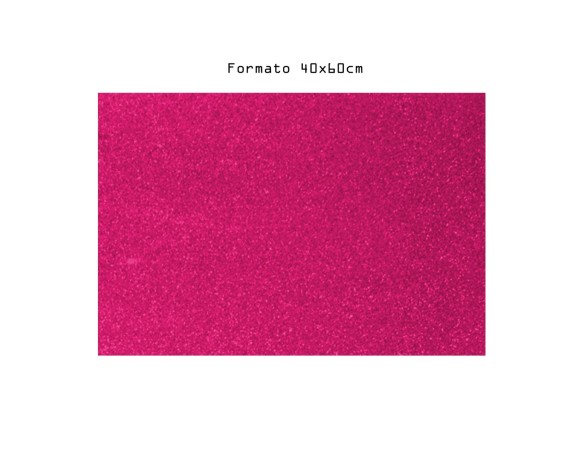 FOGLIO CARTA GOMMA EVA GLITTER fucsia fuxia 40X60