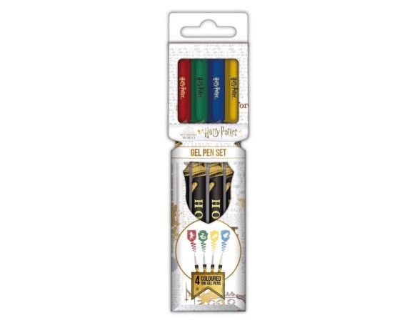 PENNE HARRY POTTER GEL PENS 4-PACKS CASE