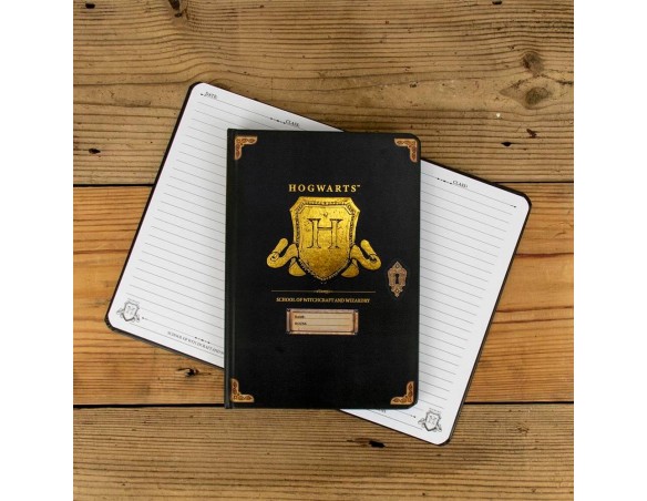 Harry Potter | Notebook Harry Potter Agenda A5 Hogwarts Shield Blue Sky Studios