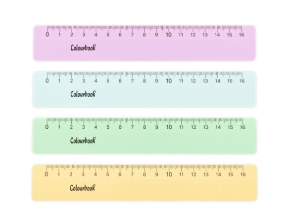 Righello 16cm Pastel ( 187 ) colourbook