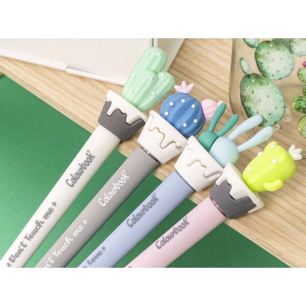 Penna Cactus Pen scrive blu