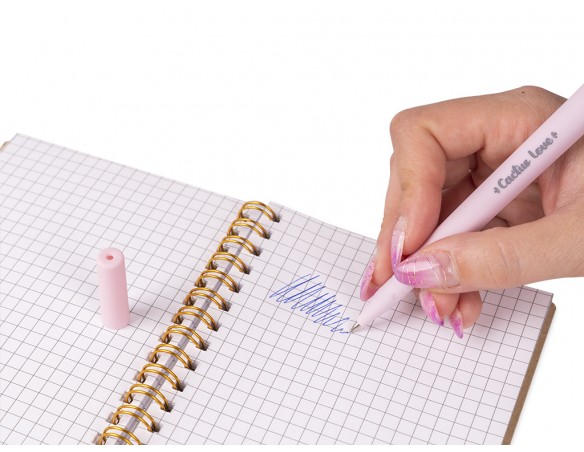 Penna Cactus Pen scrive blu