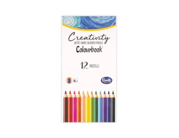 Colori a pastello Pastelli Artist Grade Creativity – 12 colori colourbook