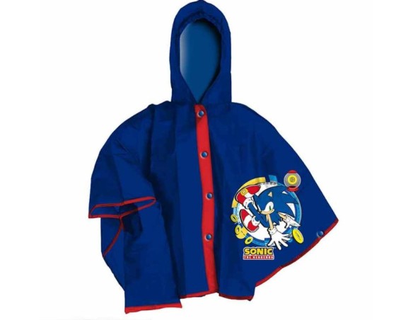 MANTELLINA KIDS PVC SONIC PIOGGIA Dalla 3 alla 9 anni