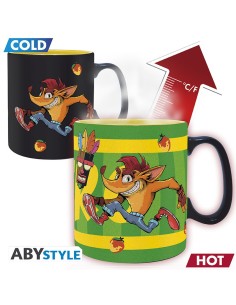 Tazza Crash Bandicoot Tazza 460ml Heat Change Nitro caldo...