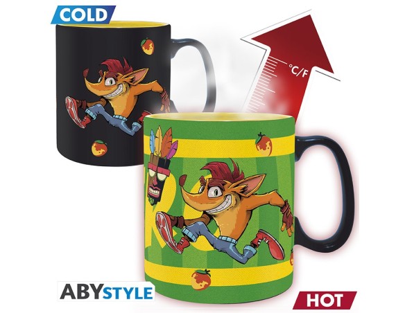 Tazza Crash Bandicoot Tazza 460ml Heat Change Nitro caldo freddo