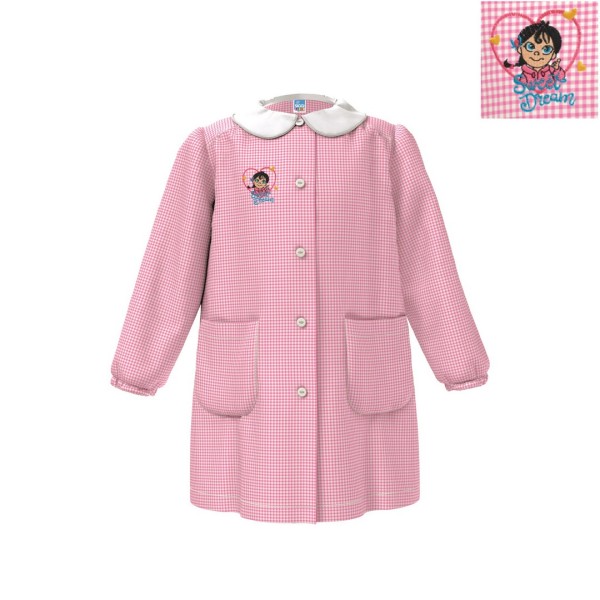 GREMBIULE SIGGI ® ASILO FEMMINUCCIA QUADRETTATO...