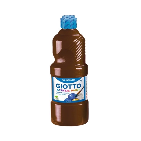 TEMPERA ACRILICA MARRONE 500 ML