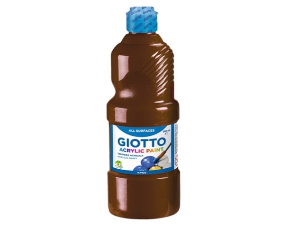 TEMPERA ACRILICA MARRONE 500 ML