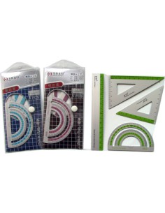 SET SQUADRE +RIGA +GONIOM. METAL COLOR BJ-3601