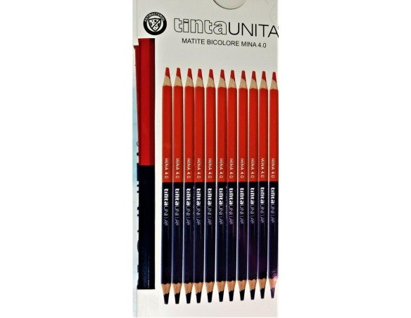 Matita Bicolore Rossa Blu Tinta Unita Mina 4.0 C.U.
