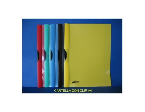 CARTELLA CLIP METAL A4 ROSSO