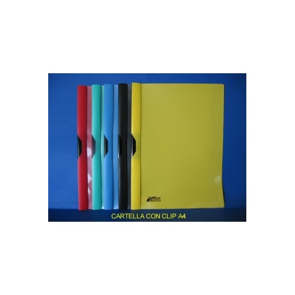 CARTELLA CLIP METAL A4 VERDE