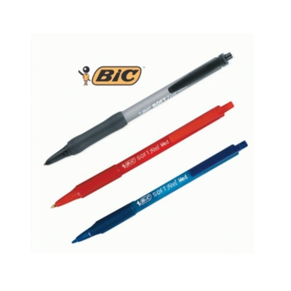 PENNA BIC SOFT FEEL SCATTO ROSSA (COLORE ROSSO)