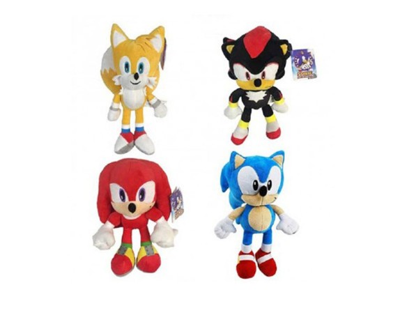 PELUCHE SONIC + AMICI CM 30 4 ASS 311603
