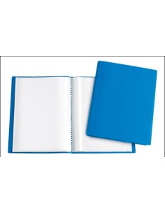 PORTALISTINO DA 40 FOGLI BUSTE BLU OPAK 22X30