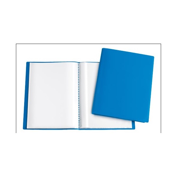 PORTALISTINO DA 40 FOGLI BUSTE BLU OPAK 22X30